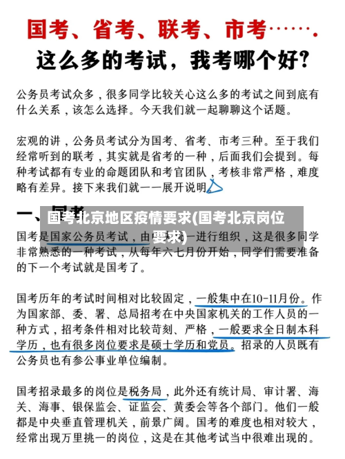 国考北京地区疫情要求(国考北京岗位要求)-第2张图片