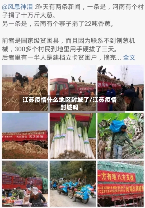 江苏疫情什么地区封城了/江苏疫情封城吗