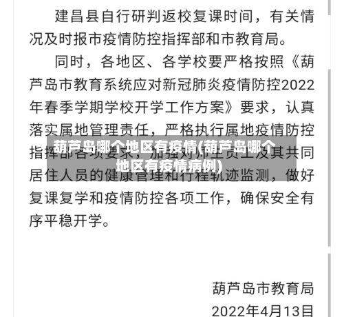 葫芦岛哪个地区有疫情(葫芦岛哪个地区有疫情病例)-第2张图片