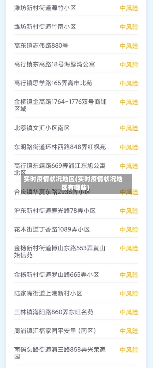 实时疫情状况地区(实时疫情状况地区有哪些)-第2张图片