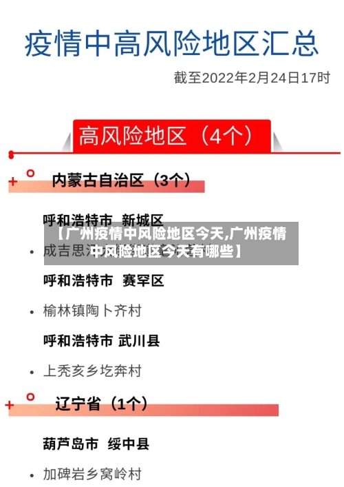 【广州疫情中风险地区今天,广州疫情中风险地区今天有哪些】-第3张图片