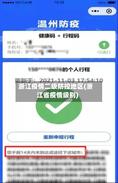 浙江疫情二级防控地区(浙江省疫情级别)