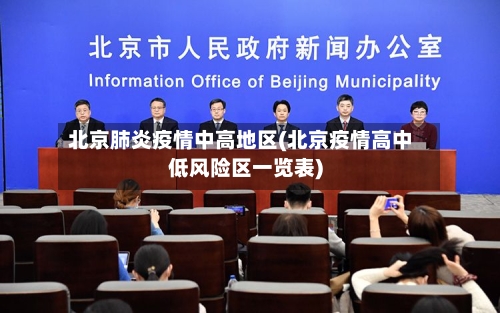北京肺炎疫情中高地区(北京疫情高中低风险区一览表)