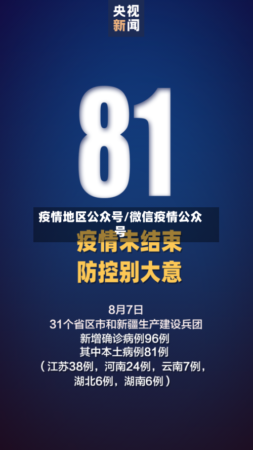 疫情地区公众号/微信疫情公众号